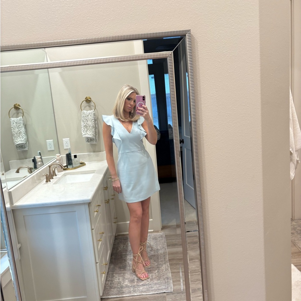 French Connection Light Blue Mini Dress